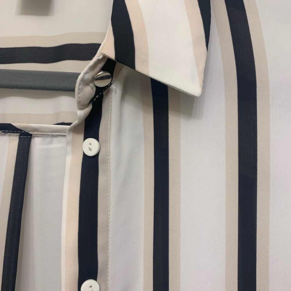 Long striped button down - Picture 5 of 8
